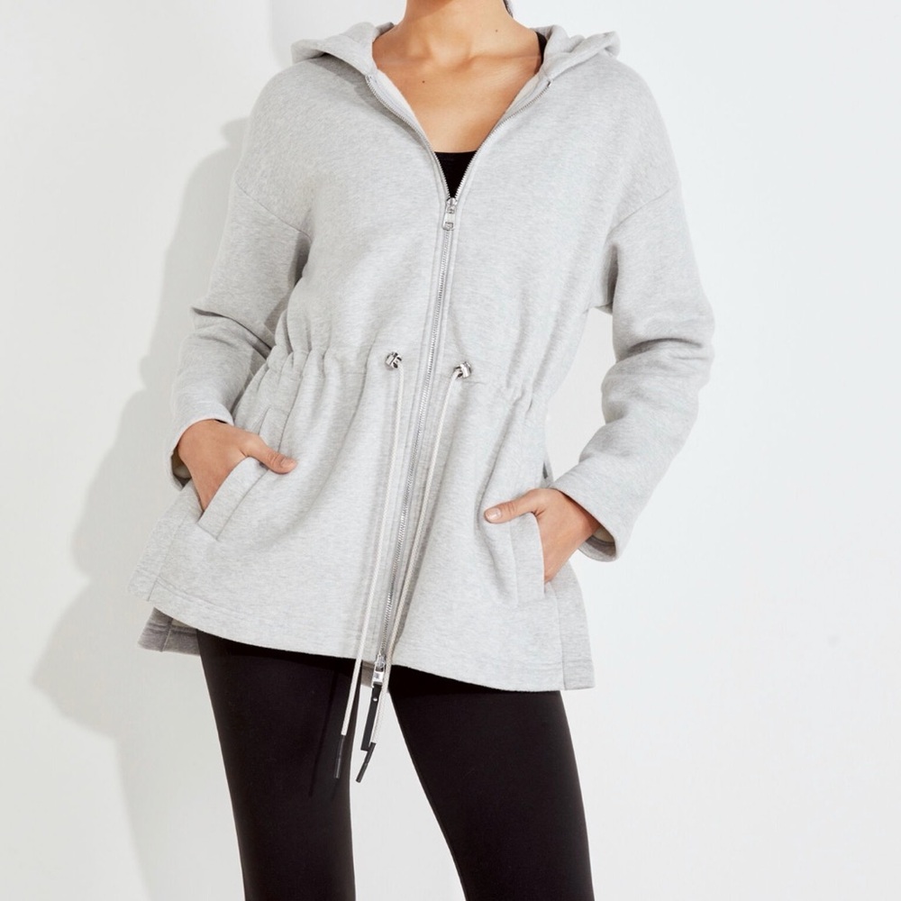 Varley Victoria Zip-Front Hoodie size Small